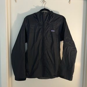 Patagonia black rain jacket